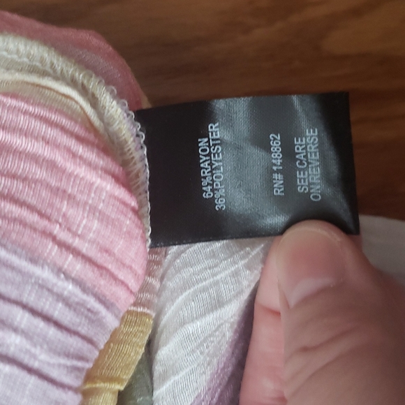 Torrid Rainbow Button Down Top - Picture 8 of 9